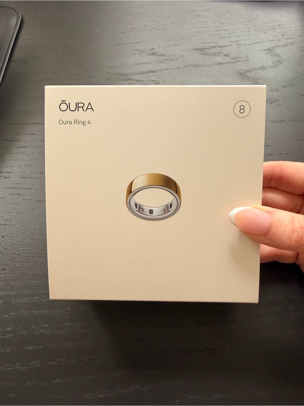 Oura Ring 4 Gold - Size 8